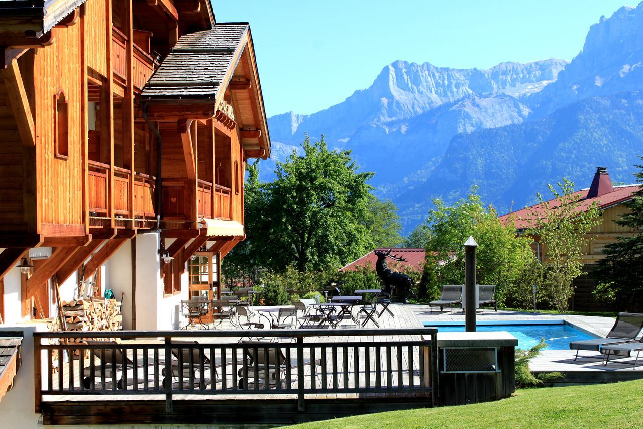 Le Cerf Amoureux Chalet Prive & Spa Sallanches Kültér fotó